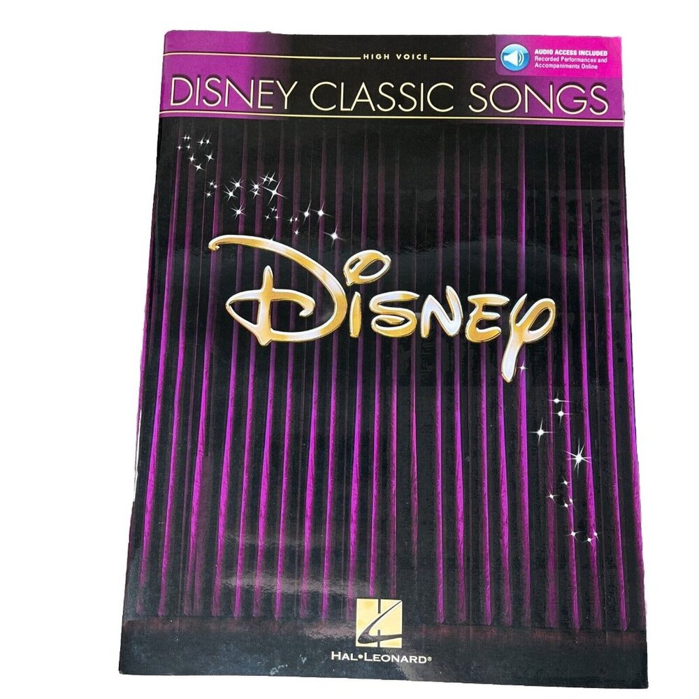 Disney Classic Songs High Voice Vocal Collection Book and Audio Hal Leonard